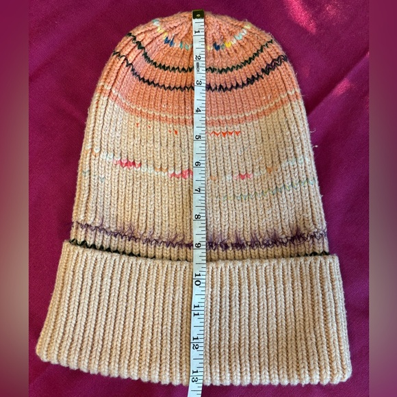Anthropologie Sherbert Striped Beanie - Picture 6 of 7